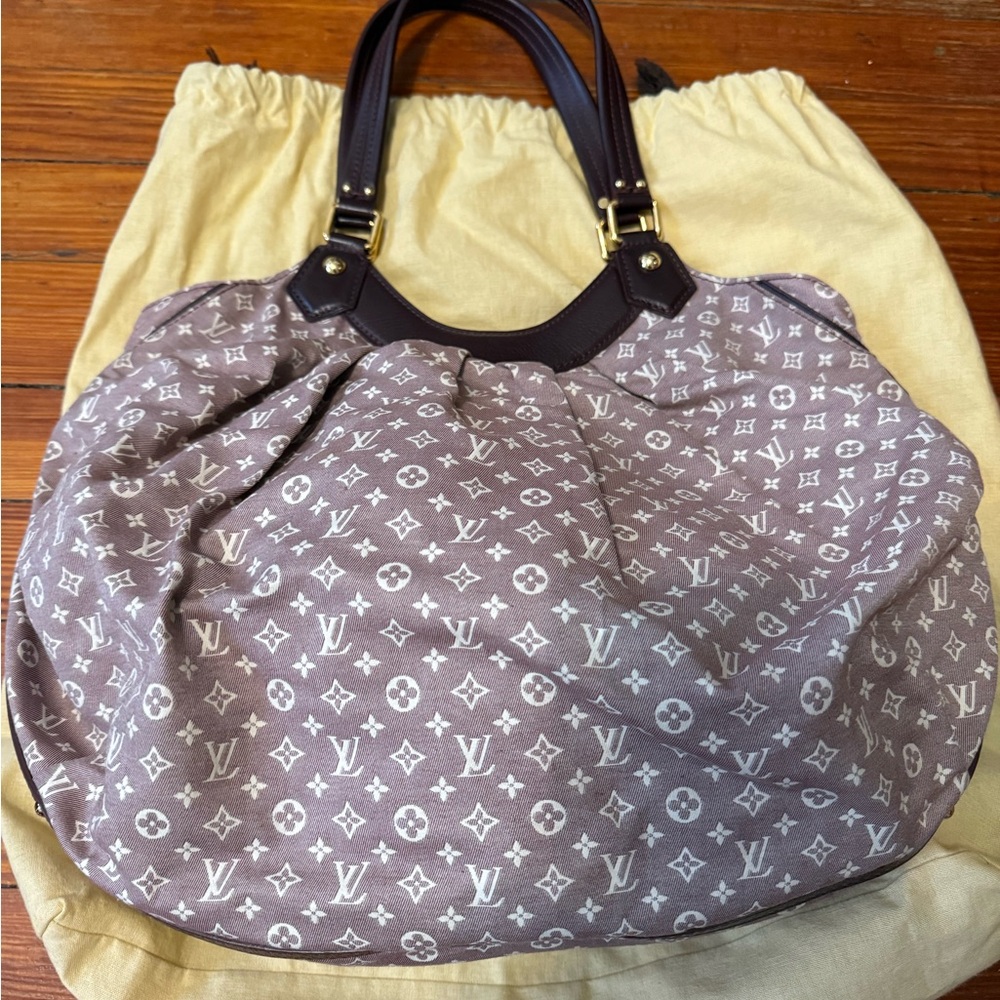 Authentic Louis Vuitton Fantasie Mini Lin sepia bag like new